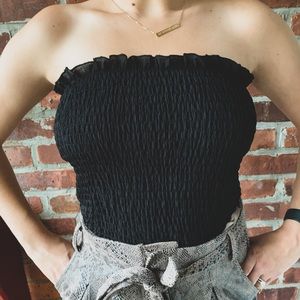 Black tube top